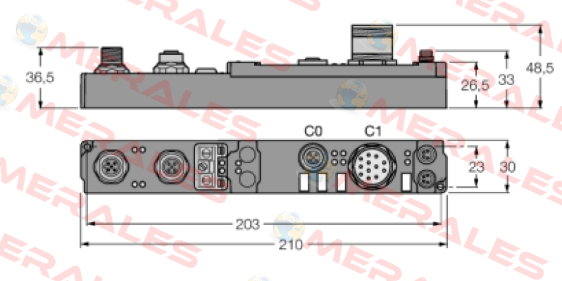 p/n: 6824445, Type: SDPB-10S-1001 Turck