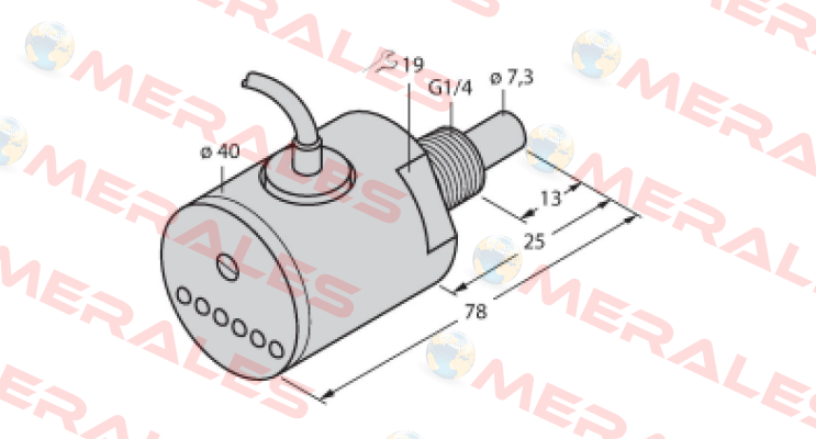 FCS-G1/4A4-ARX/D518 0,3M Turck