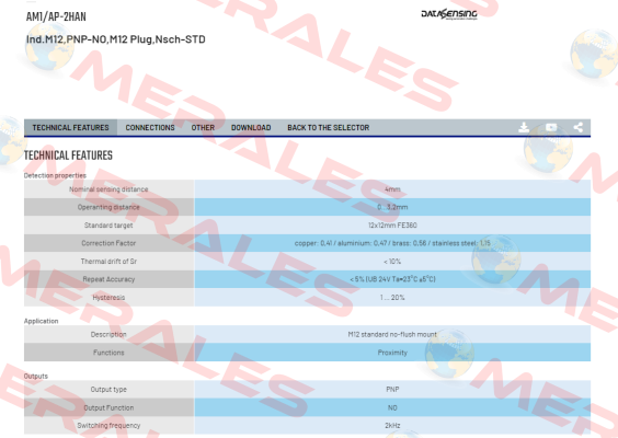 AM1/AP-2HAN Micro Detectors / Diell (now Datasensing)