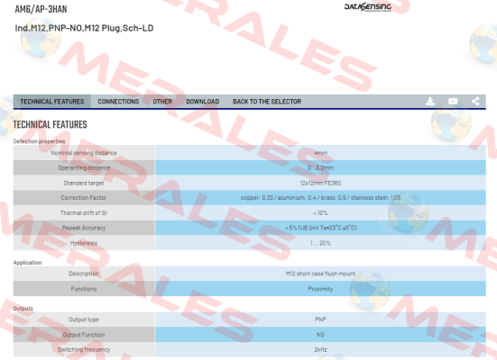 AM6/AP-3HAN Micro Detectors / Diell (now Datasensing)