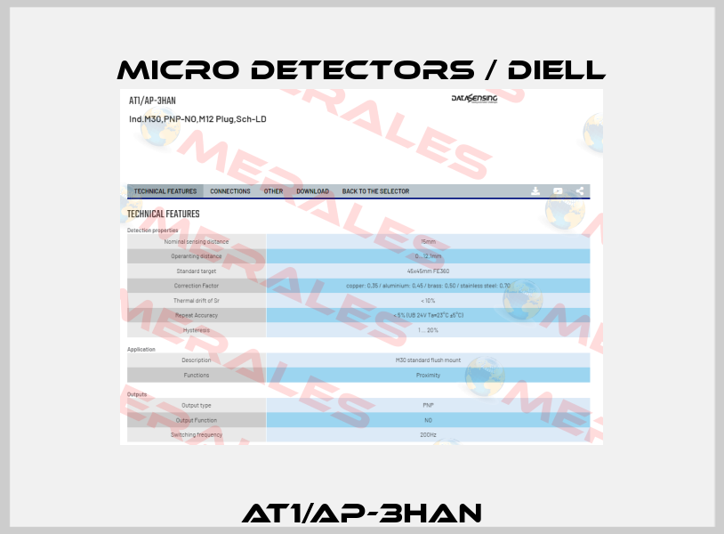 AT1/AP-3HAN Micro Detectors / Diell