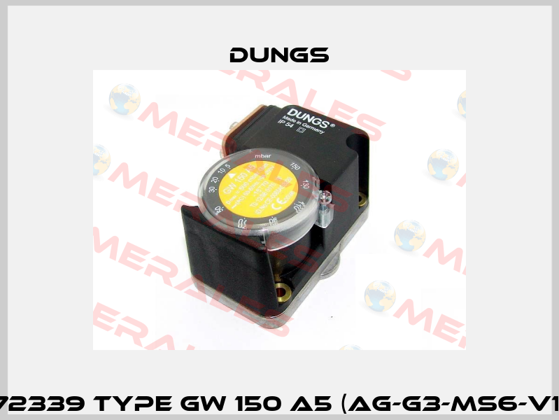 272339 Type GW 150 A5 (Ag-G3-MS6-V12) Dungs