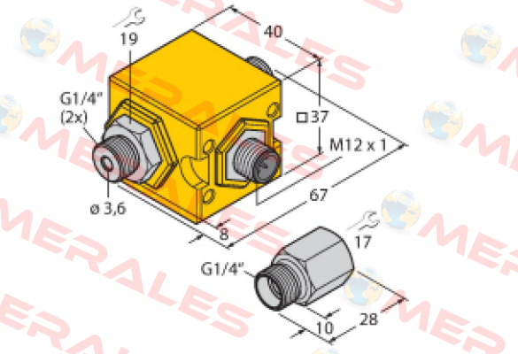 FCIC-G1/4A4P-LIL-H1141/1.0 Turck