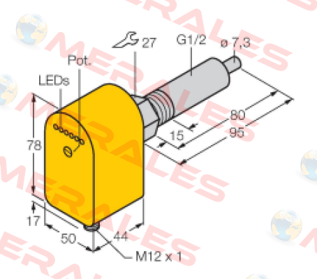 FCS-G1/2A4P-AP8X-H1141/L080 Turck