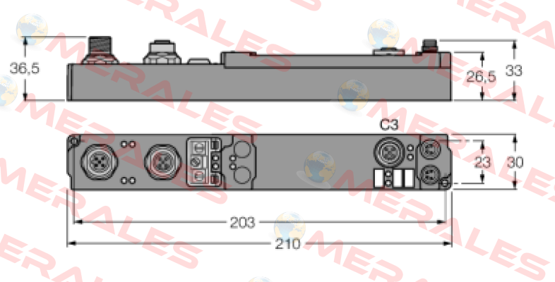 p/n: 6824447, Type: SDPB-10S-1003 Turck