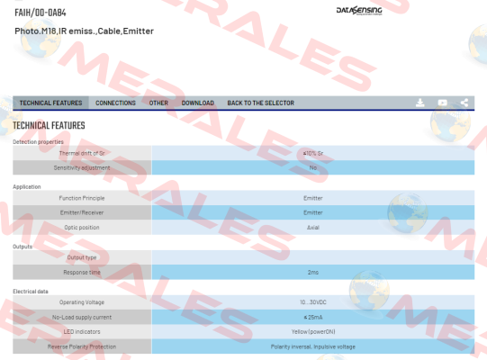 FAIH/00-0A84 Micro Detectors / Diell (now Datasensing)