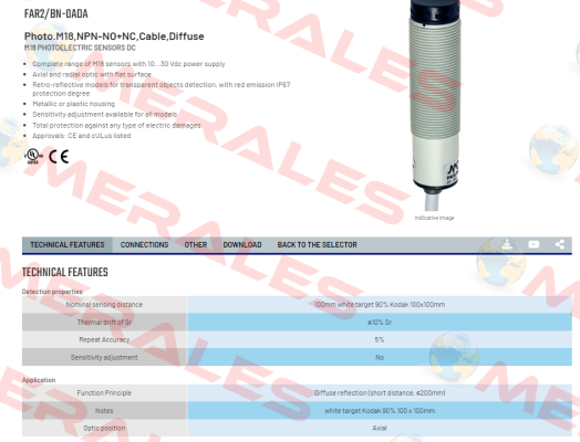 FAR2/BN-0ADA Micro Detectors / Diell (now Datasensing)