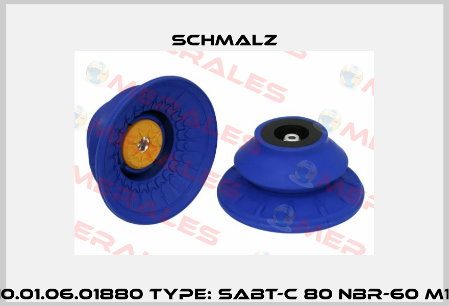 P/N: 10.01.06.01880 Type: SABT-C 80 NBR-60 M10-AG Schmalz