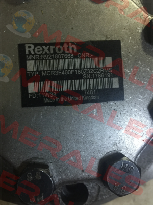 MCR3F400F180Z32C2RMS  Rexroth
