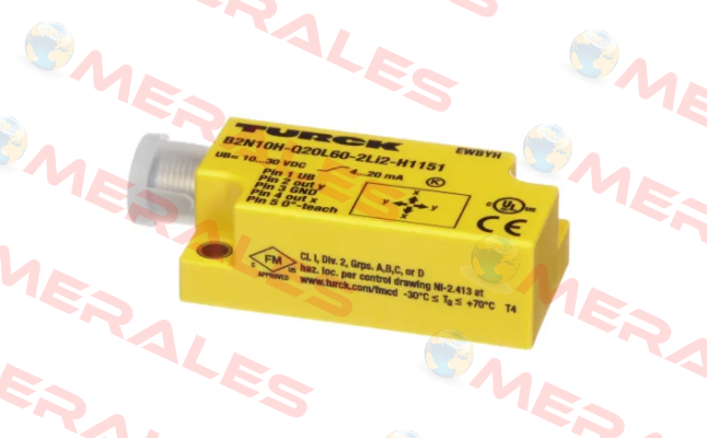 B2N10H-Q20L60-2LI2-H1151 Turck