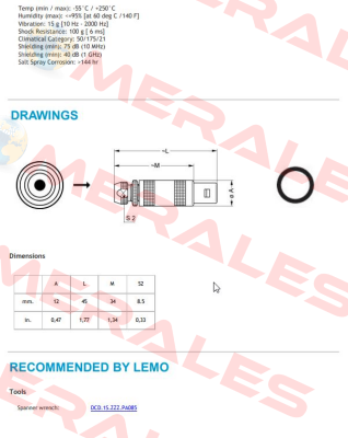 FFB.1S.250.CTAC42 Lemo