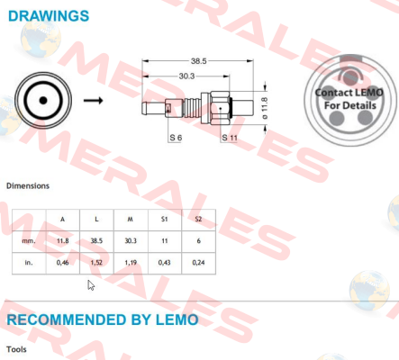 FVN.03.250.SLAC31 Lemo