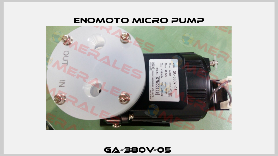 GA-380V-05  Enomoto Micro Pump