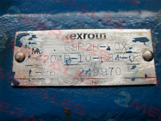 GSP2H-BOX 204R-10-684-0 Rexroth