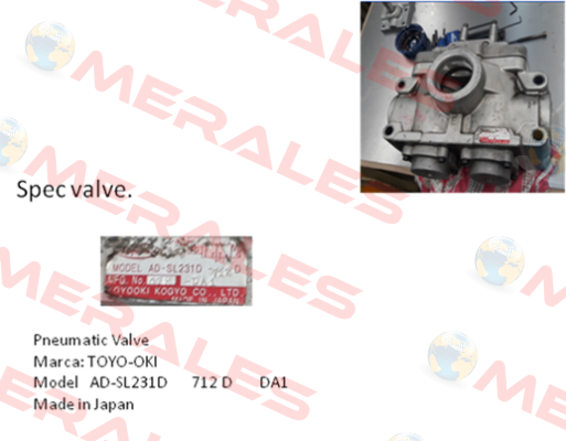 AD-SL231D-712D-DA1  JTEKT FLUID POWER SYSTEMS CORPORATION (ex. Toyooki)