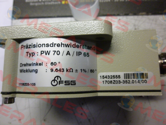 PW70-RK FSG Fernsteuergeräte
