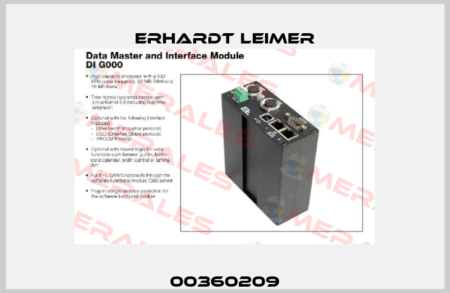 00360209 Erhardt Leimer