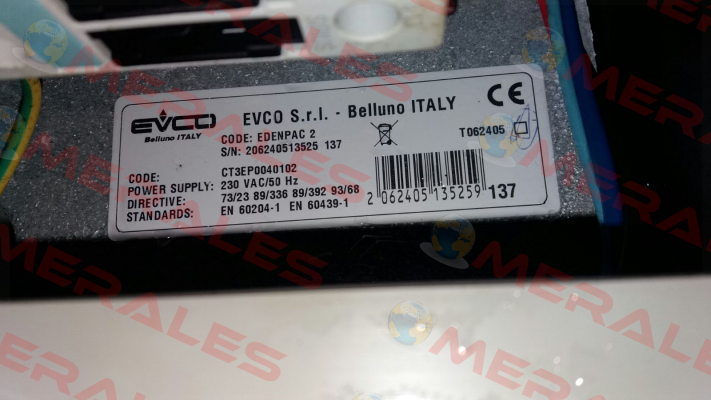 CT3EP0040102  OEM!!  EVCO - Every Control