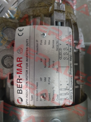 G..06404GA3FT Ber-Mar Motors