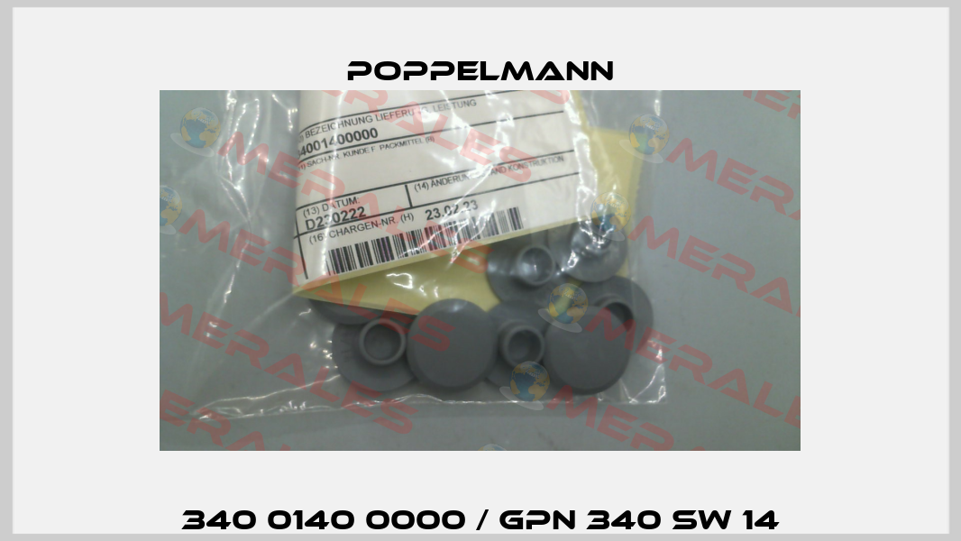 340 0140 0000 / GPN 340 SW 14 Poppelmann