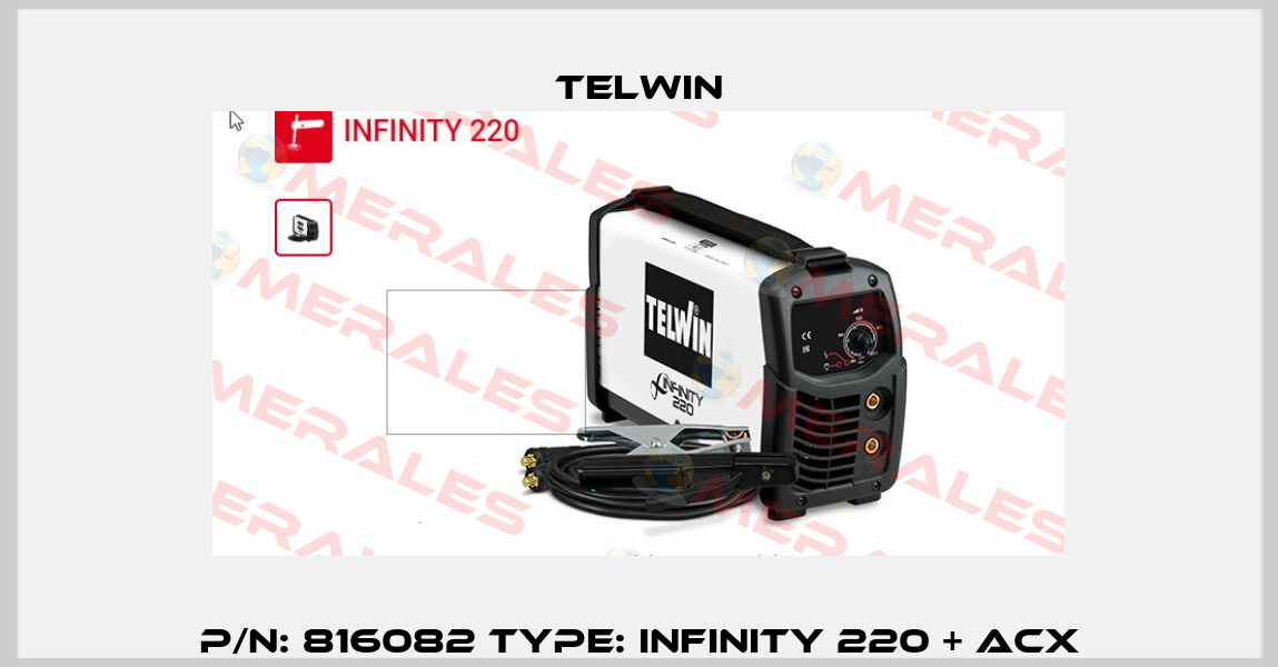 P/N: 816082 Type: Infinity 220 + ACX Telwin