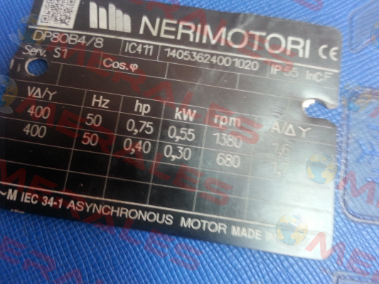 DP 80B 4/8 P  Neri Motori