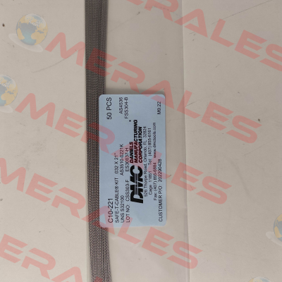 SAE AS3510-0221K Dmc Daniels Manufacturing Corporation