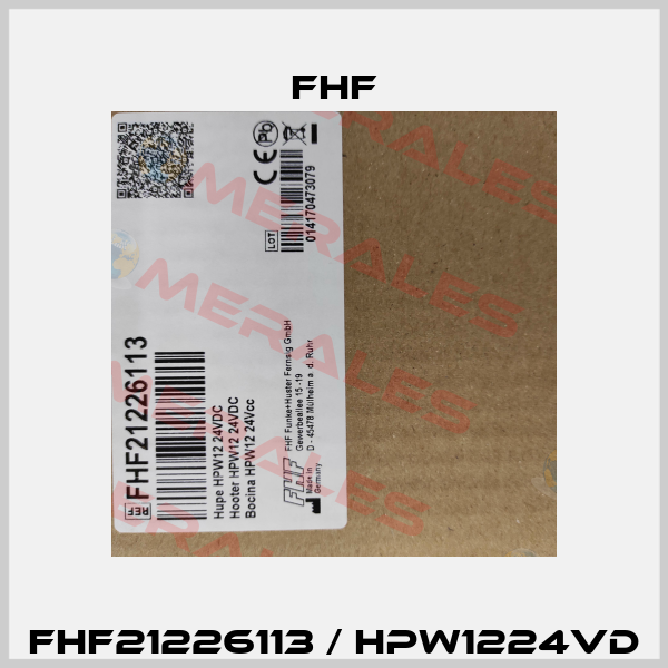 FHF21226113 / HPW1224VD FHF