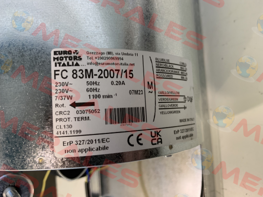 FC83M-2007/15 3075052 Euro Motors Italia