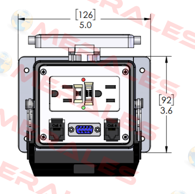 GF-DB9-2RJ45-32 MENCOM