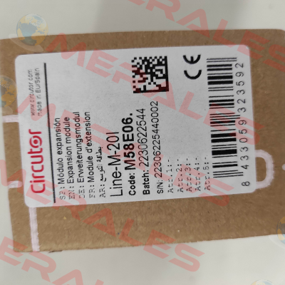 Nr. M58E06 Type LINE-M 20-I Circutor