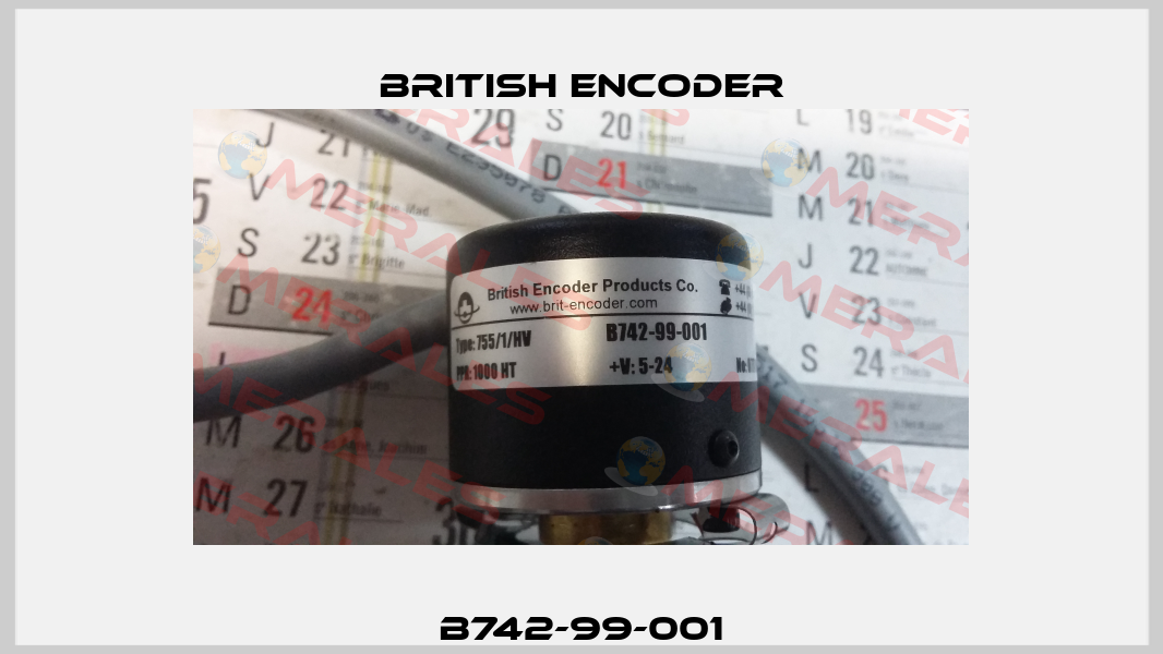 B742-99-001 British Encoder