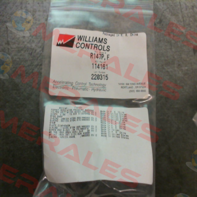 R147P Williams Controls