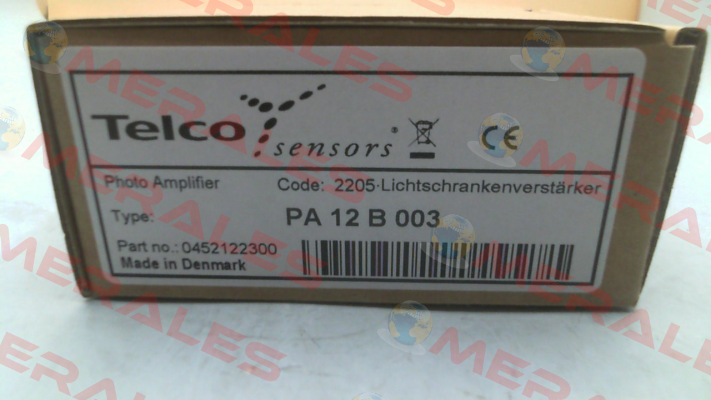 p/n 5752, Type PA12B003 Telco
