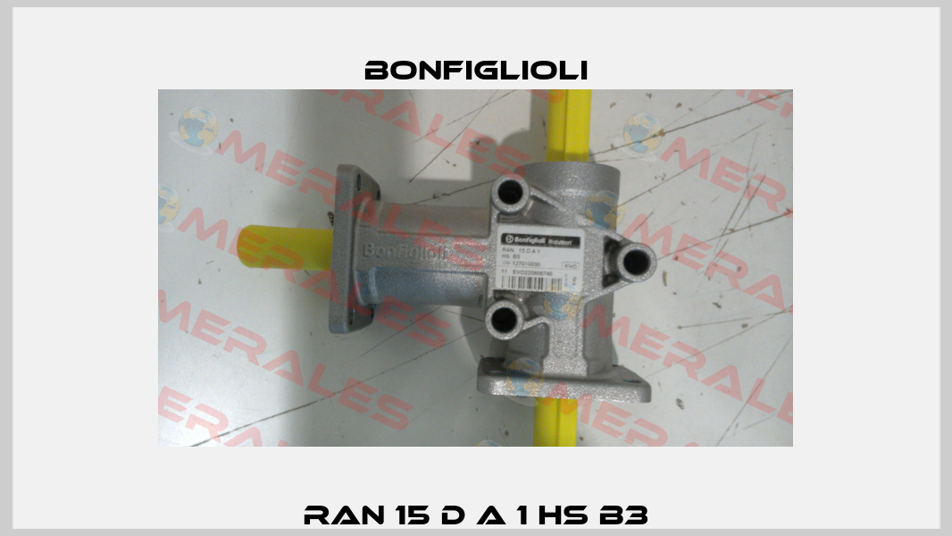 RAN 15 D A 1 HS B3 Bonfiglioli