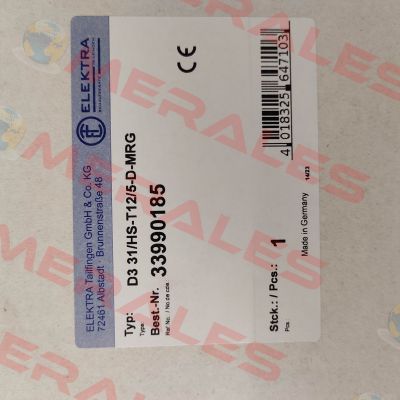33990185 Elektra Tailfingen