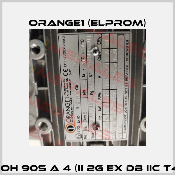 Typ OH 90S A 4 (II 2G Ex db IIC T4 Gb) ORANGE1 (Elprom)