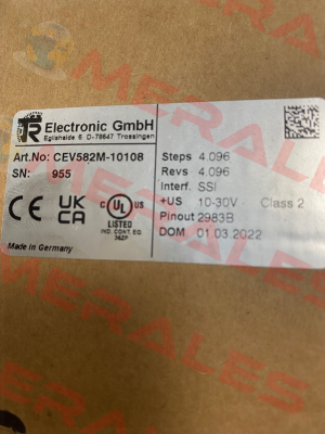 CEV582M-10108 / CEV582M*4096/409 TR Electronic