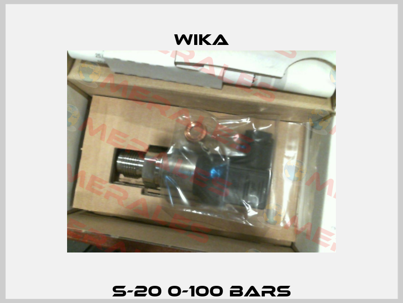 S-20 0-100 bars Wika