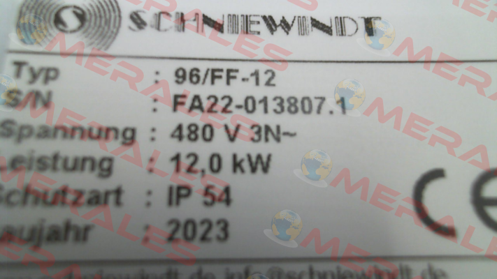 96/FF-12-480 Schniewindt