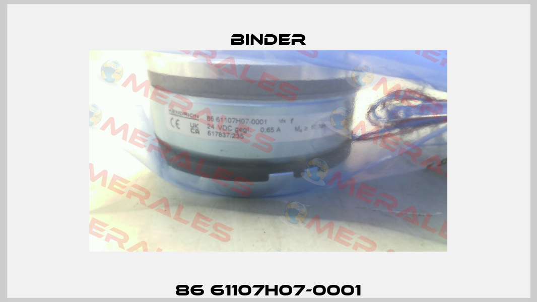 86 61107H07-0001 Binder