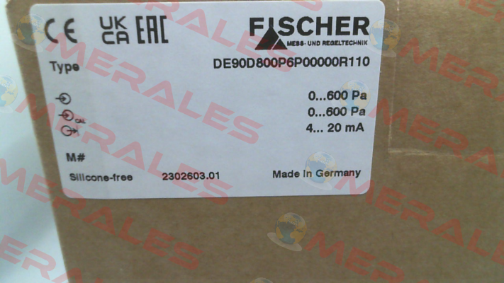 DE90D800P6P00000R112 Fischer Mess Regeltechnik