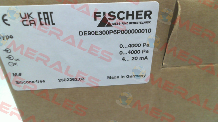 DE90E300P6P000000012 Fischer Mess Regeltechnik