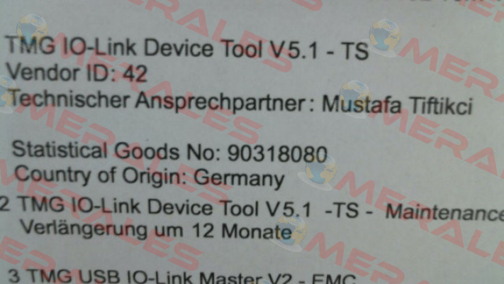 V5.1 -TS – Maintenance TMG