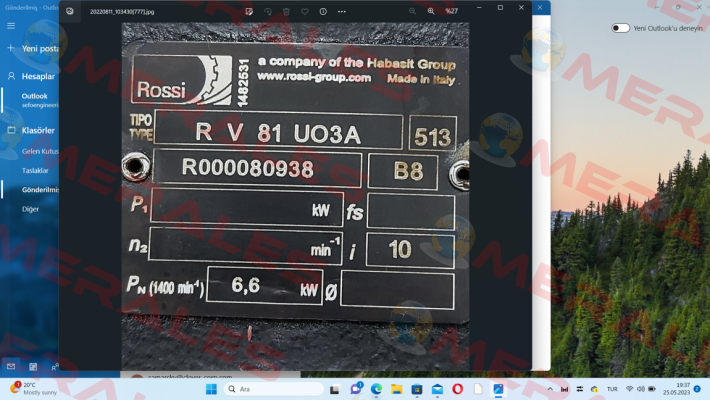 R V 81 UO3A / 10 Rossi