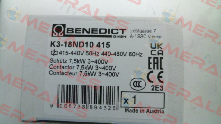K3-18ND10 415 Benedict