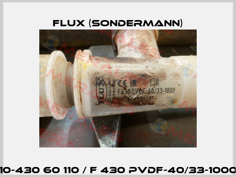 10-430 60 110 / F 430 PVDF-40/33-1000 Flux (Sondermann)