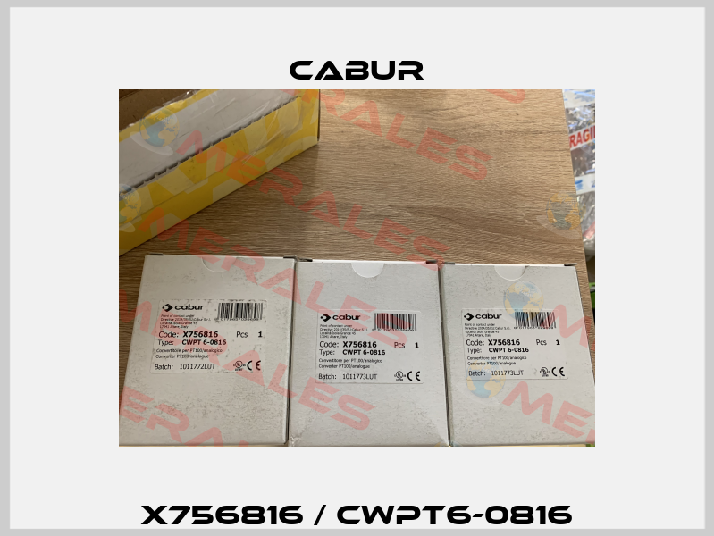 X756816 / CWPT6-0816 Cabur