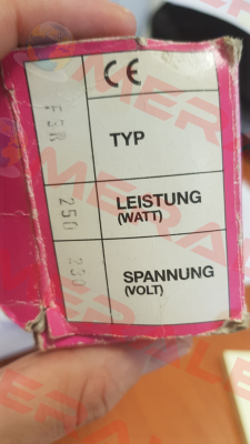 T-FSR/1 (= T-FSR) 250 W 230 V Elstein