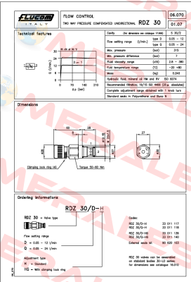 RDZ30 D-HG Flucom